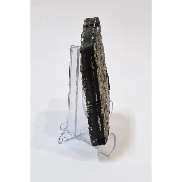 Yoğun Piritli Şungit Koleksiyonluk Doğal Parça 8PS