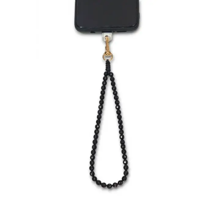 Telefon Bilek Askısı Siyah Oniks Doğal Taş 677-2