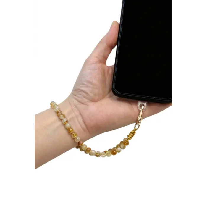 Telefon Bilek Askısı Sitrin Doğal Taş 432-2