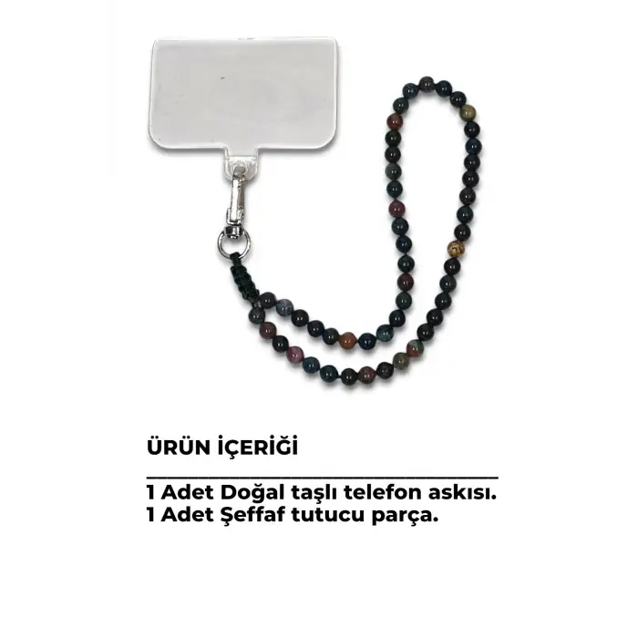 Telefon Bilek Askısı Kan Taşı Doğal Taş 463-1