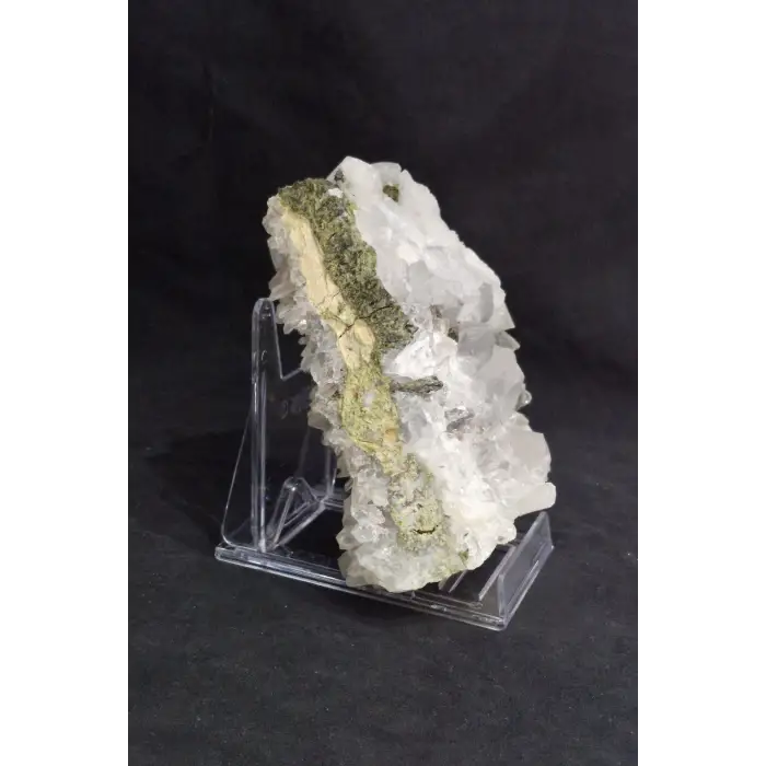 Epidotlu Kuvars Doğal Büyük Dekoratif Parça Hakkari 18-EK