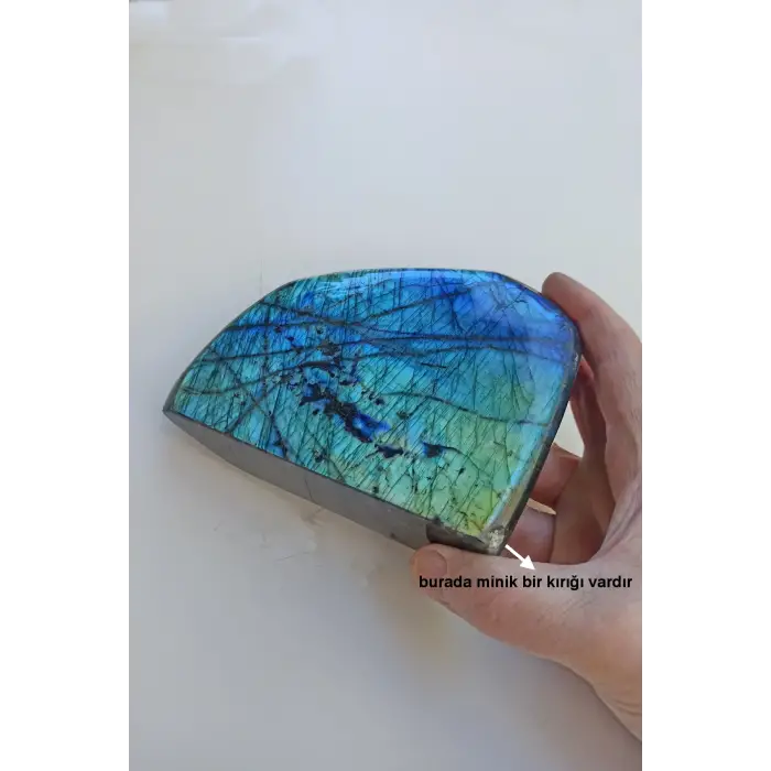 Süper Işıltılı Labradorit Dekoratif Parça 992 Gram