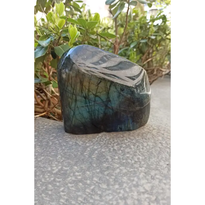 Süper Işıltılı Labradorit Dekoratif Parça 992 Gram