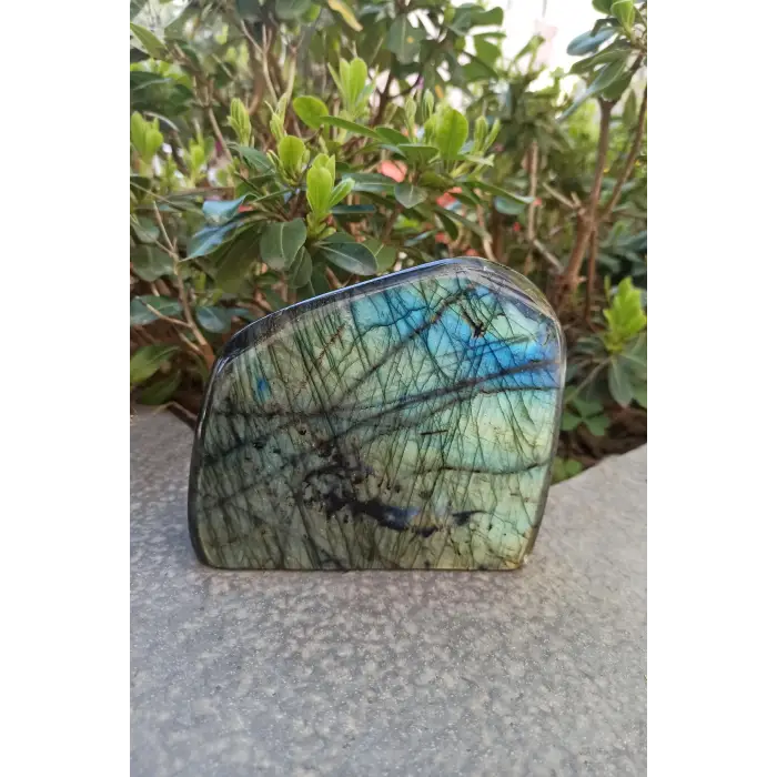 Süper Işıltılı Labradorit Dekoratif Parça 992 Gram