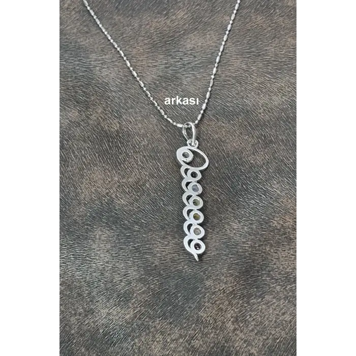 7 Çakra Taşlı Kolye Dalga Motifli 236-C6