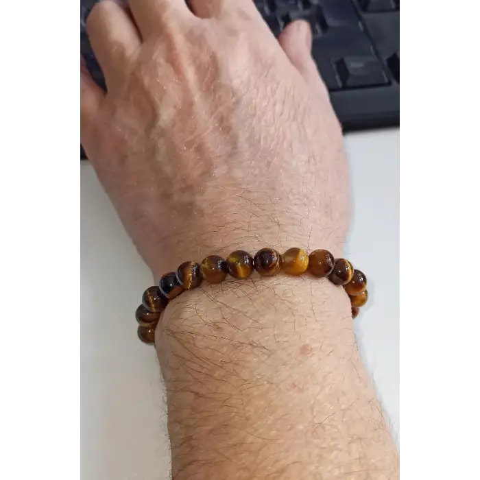 8 mm Doğal Kaplangözü Bileklik 668-2