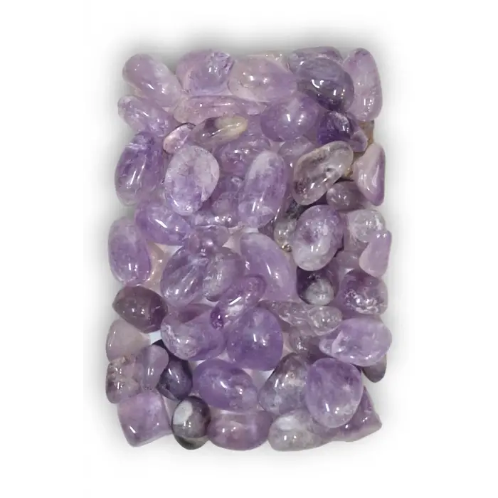 Açık Renk Ametist 50 Gram Tamburlu Parçalar 441