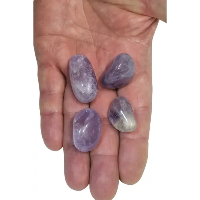 Açık Renk Ametist 50 Gram Tamburlu Parçalar 441