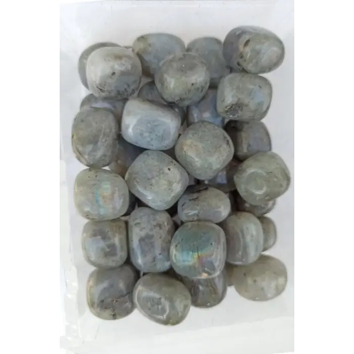Açık Renk Labradorit 50 Gram Tamburlu Parçalar 468