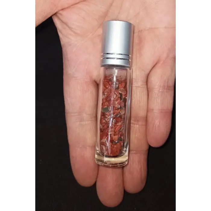 Akik Taşlı Esans Şişesi 118AK