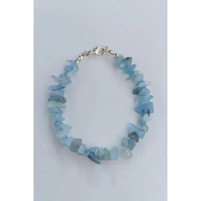 Akuamarin Bileklik Kırıktaş 649-1