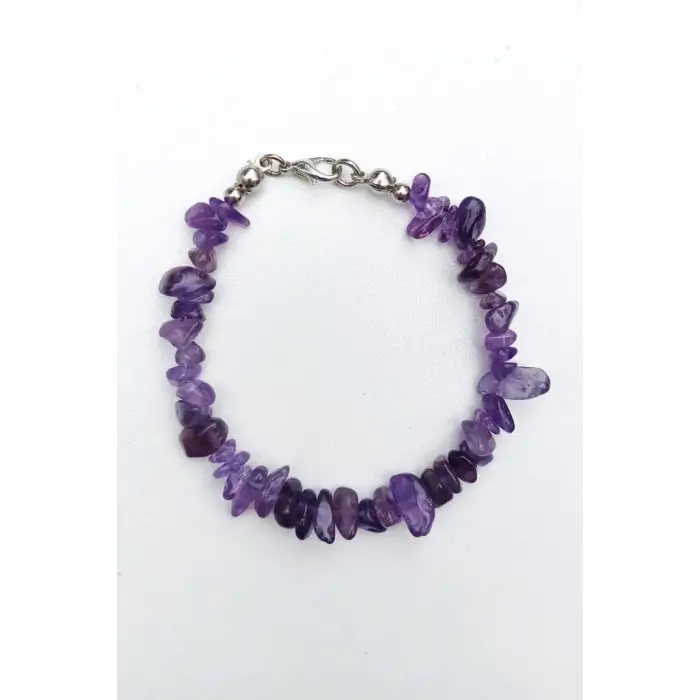 Ametist Bileklik Kaliteli Kırıktaş 404-1