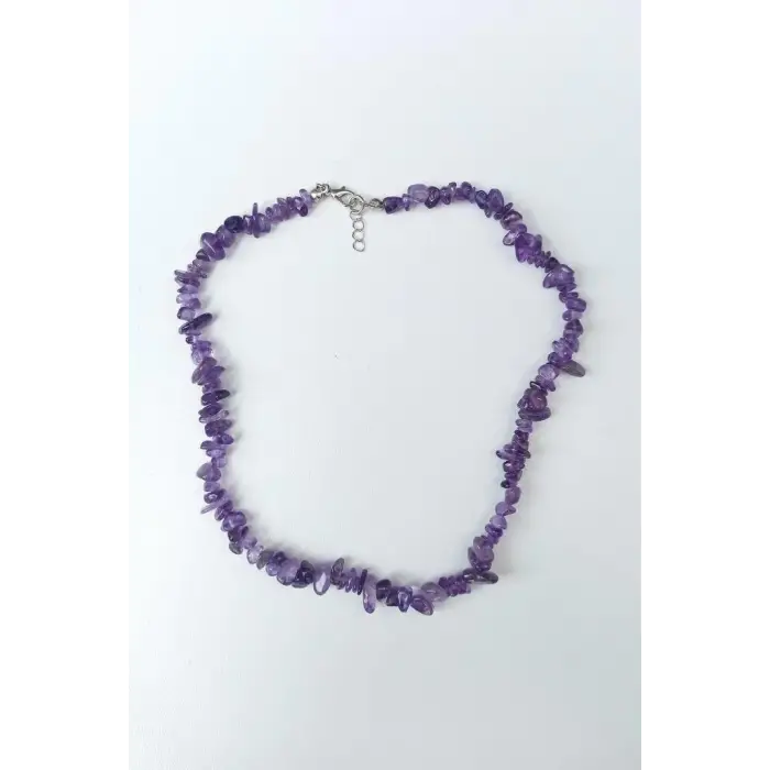 Ametist Kolye 1.Kalite Kırıktaş 422-1