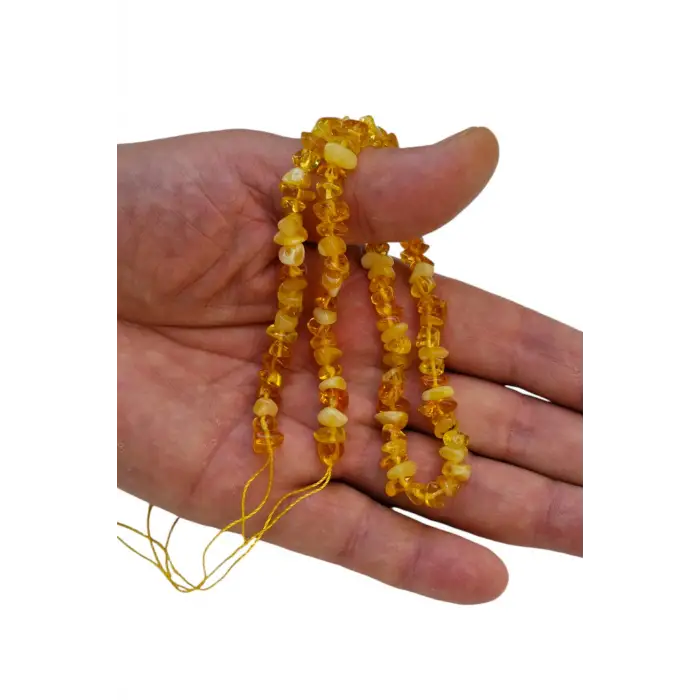 Hakiki Baltık Kehribarı Kırıktaş Dizi 40 cm 334-3