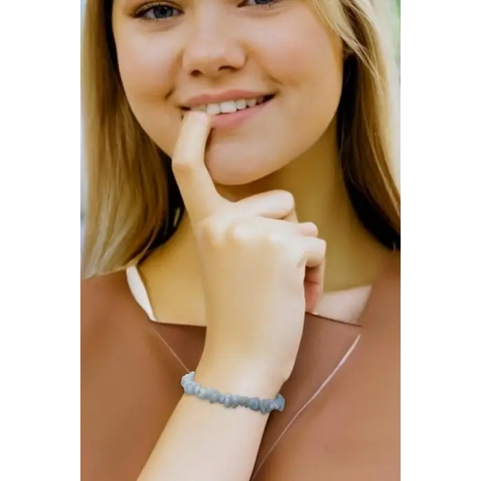 Anjelit Melek Taşı Bileklik Kırıktaş 319-2