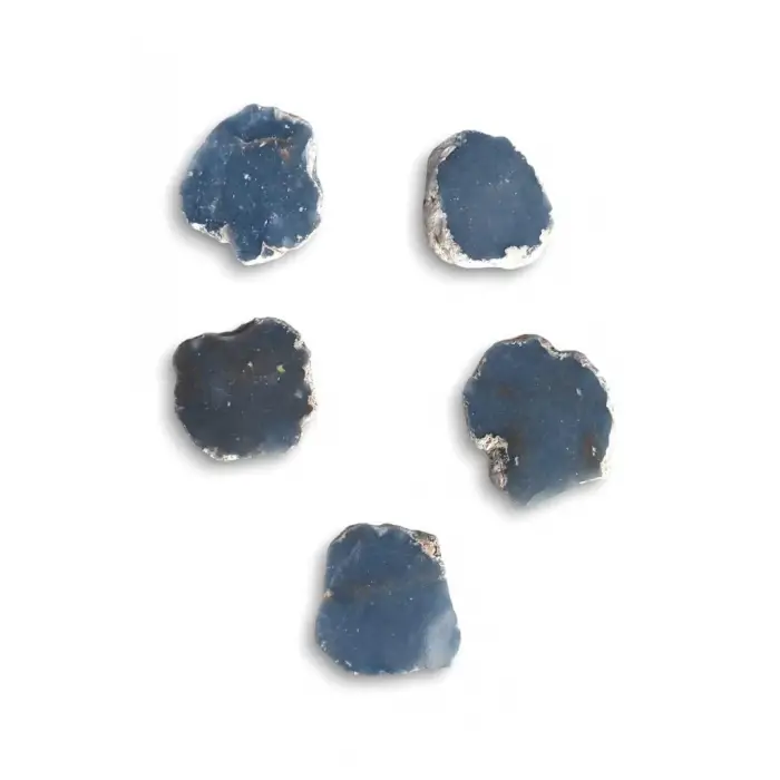 Anjelit Melek Taşı Düz Kesim Doğal Parça 119-3