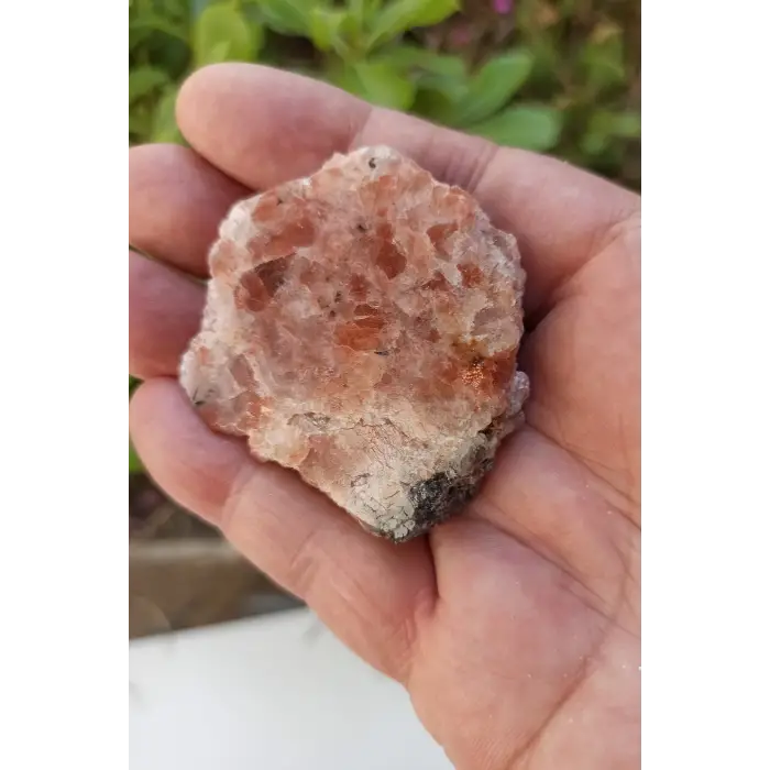 Güneş Taşı Düz Kesim Doğal Parça 204-G