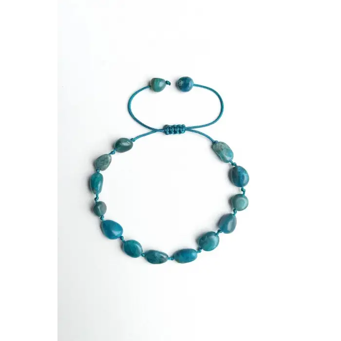 Apatit Bileklik, Makrome Ayarlı 417-2