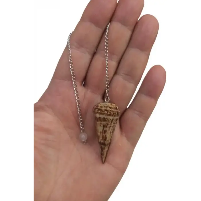 Aragonit Doğal Taş Pandül - Sarkaç 309-1