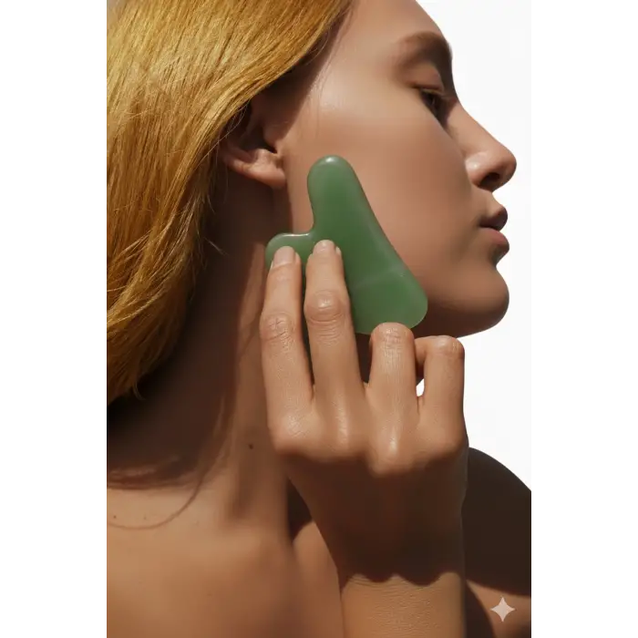 Aventurin Gua Sha Yüz Yogası, Masaj Taşı 542