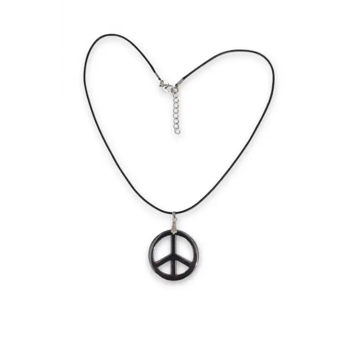 Barış Sembolü Hematit Unisex Kolye 104-2