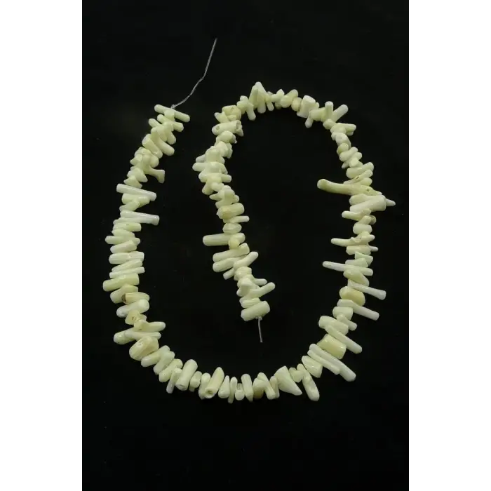 Beyaz İnce Dal Mercan Dizi