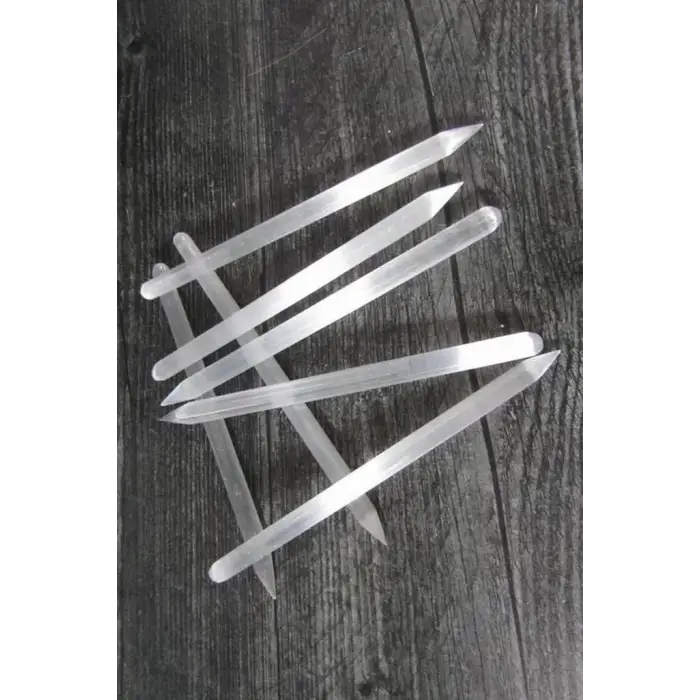 Beyaz Selenit Kalem Masaj Çubuğu