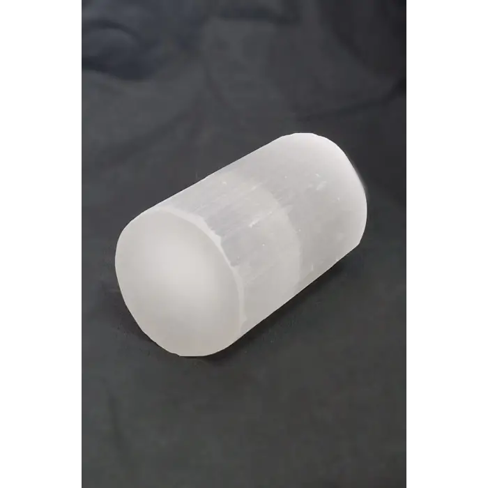 Beyaz Selenit Kalemlik Mumluk 046