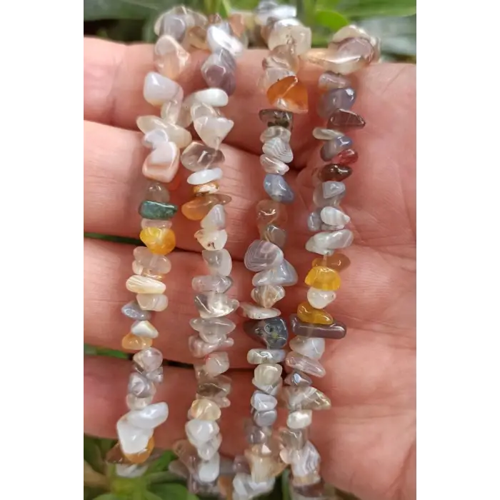 Botswana Agat Kırıktaş Dizi-80 cm.