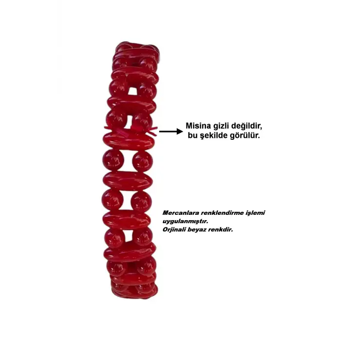 Çift Sıralı Mercan Bileklik 320-2