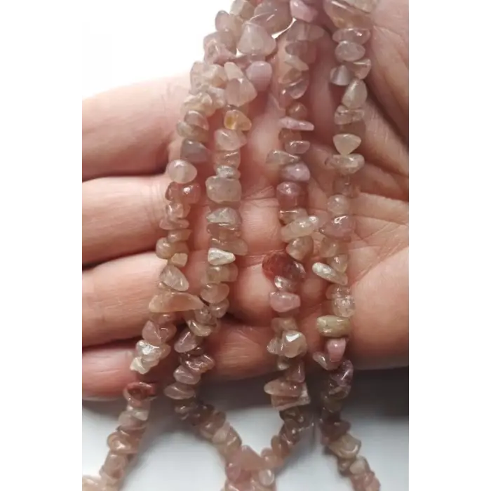 Çilek Kuvars Kırıktaş Dizi - 80 cm