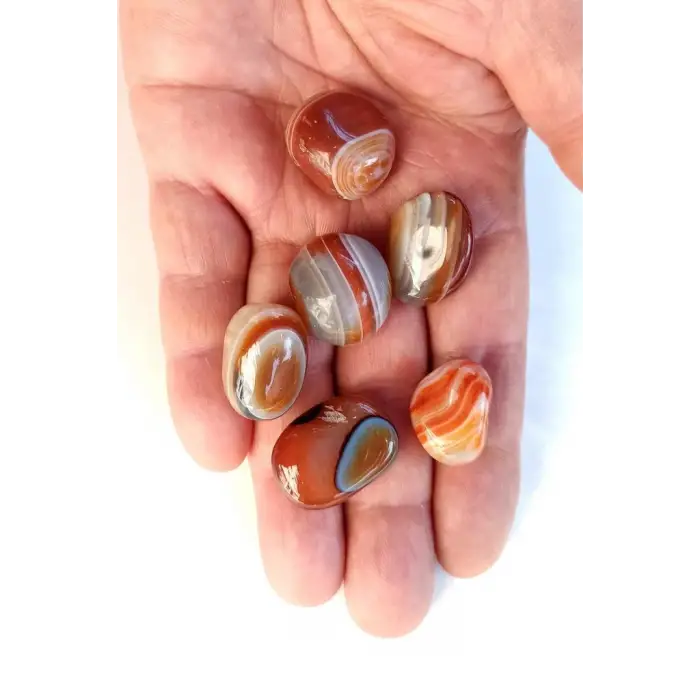 Çizgili Akik 50 Gram Tamburlu Parçalar 446