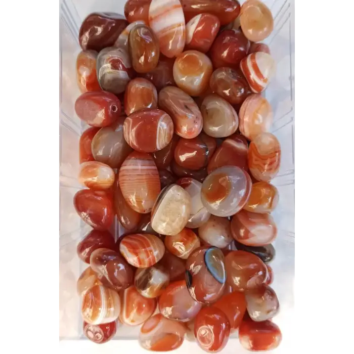 Çizgili Akik 50 Gram Tamburlu Parçalar 446