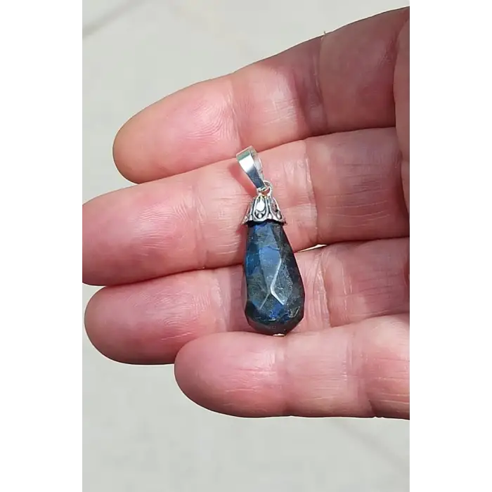 Damla Kesim Labradorit Kolye 657