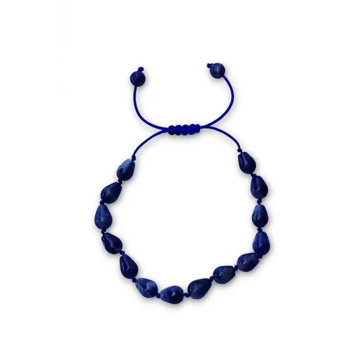 Damla Kesim Sodalit Bileklik Makrome Ayarlı 332-4