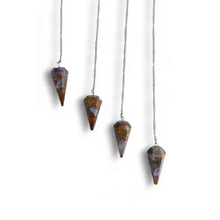 Dantel Akik Pandül Sarkaç Lace Agate 306-3