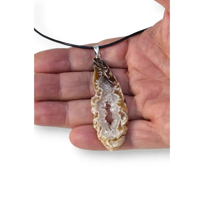 Doğal Akik Jeot Kolye 308-2