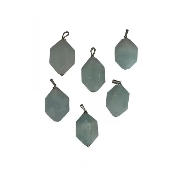 Doğal Akuamarin Kolye 405A