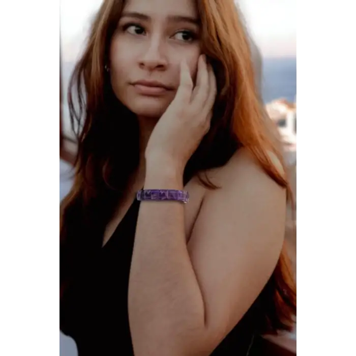 Doğal Ametist Bileklik 416-3