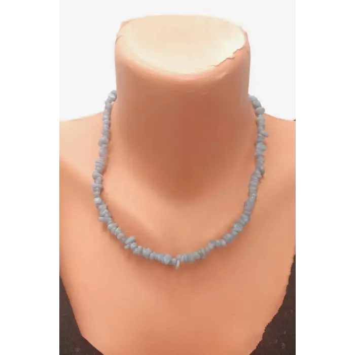 Doğal Anjelit Kolye Kırıktaş 428-3