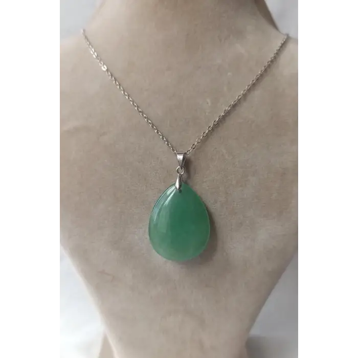 Doğal Aventurin Kolye 421-2