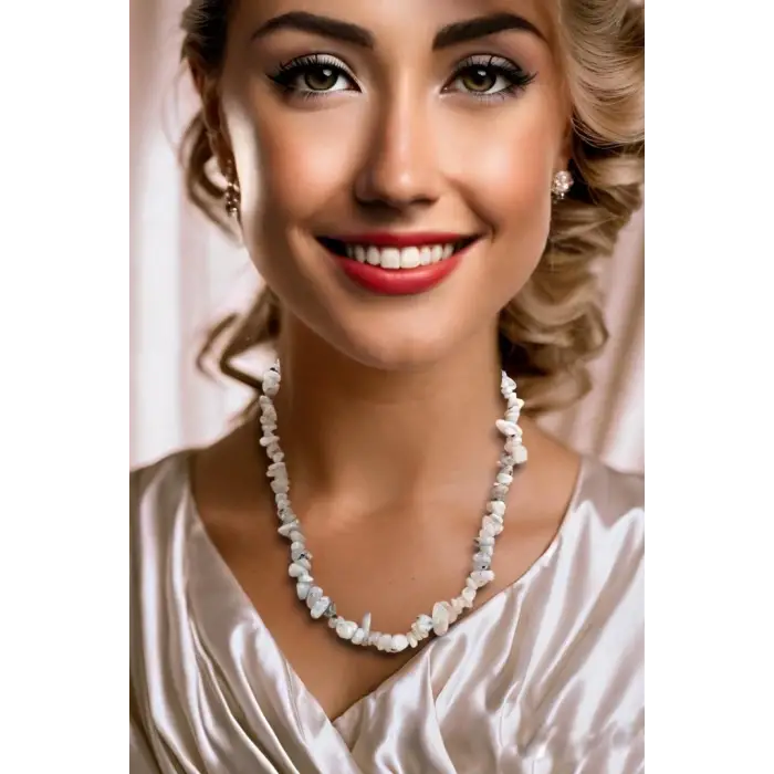 Doğal Aytaşı Kolye Kırıktaş 305-1