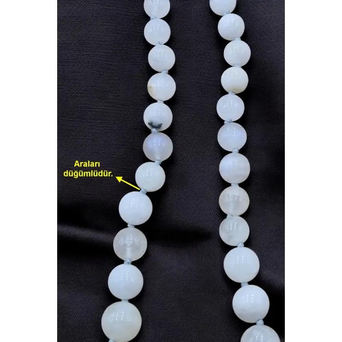 Doğal Aytaşı Kolye - El İşi Süzme Tasarım 306-5