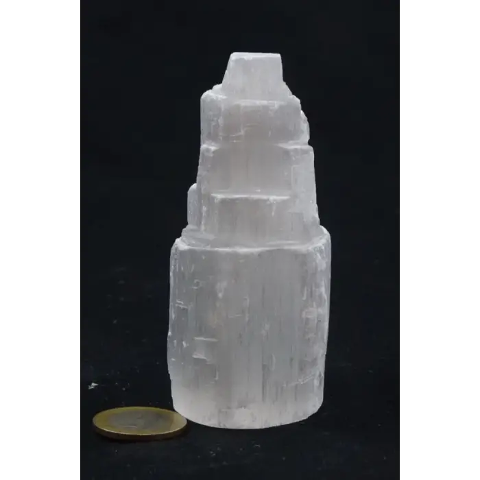 Doğal Beyaz Selenit Kule