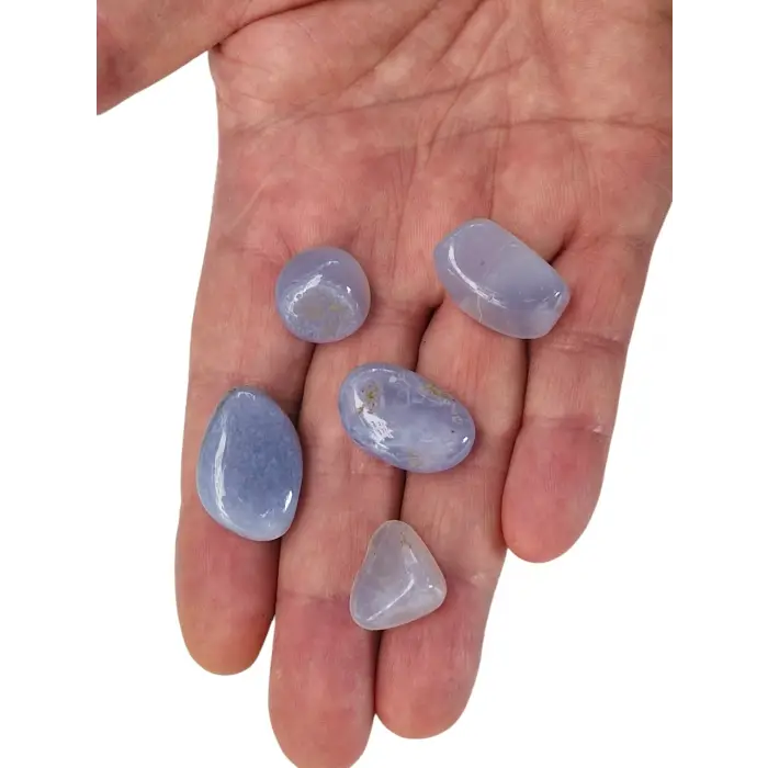 Doğal Kalsedon Tamburlu Küçük Parçalar 25 Gram - 333-2