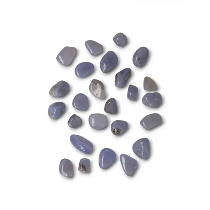 Doğal Kalsedon Tamburlu Küçük Parçalar 25 Gram - 333-2