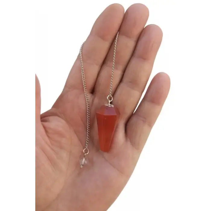 Doğal Karnelyan Akik Pandül - Sarkaç 222-9