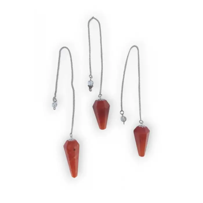 Doğal Karnelyan Akik Pandül - Sarkaç 222-9