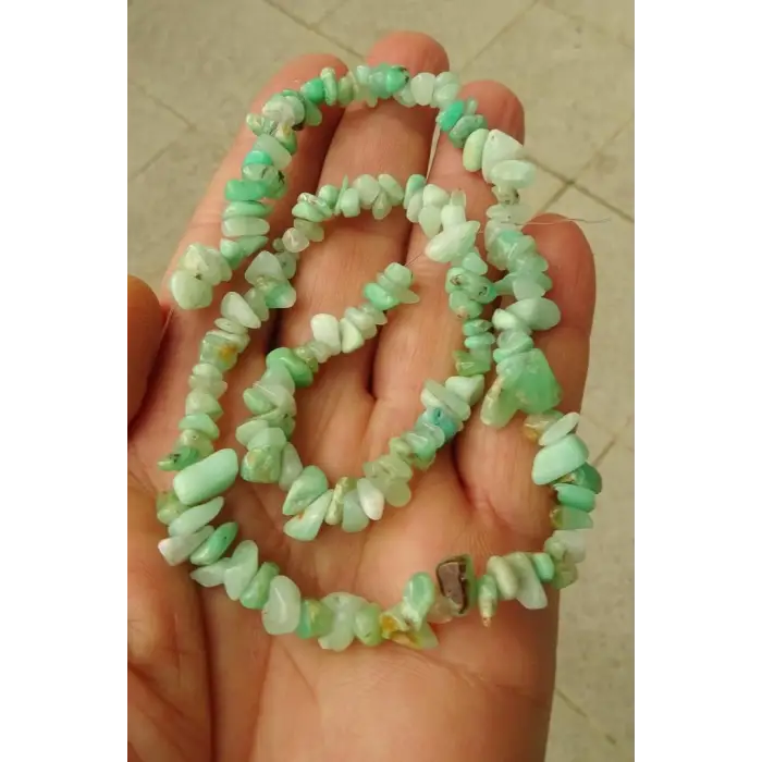 Doğal Krizopras Kırıktaş Dizi 40 cm 336