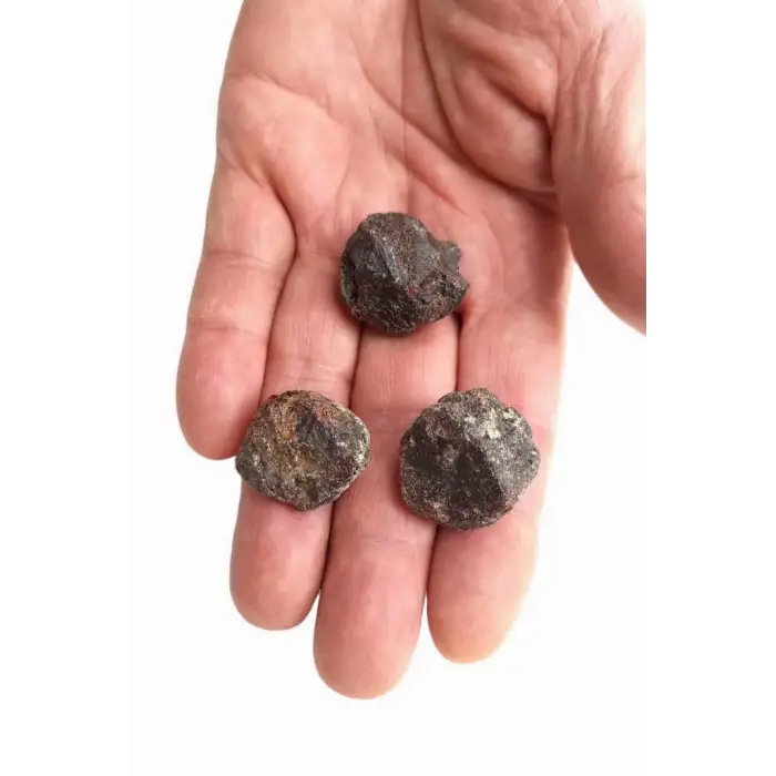 Doğal Lal Garnet Küçük Parçalar 50 Gram 232-2